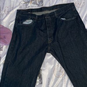 Dark blue men’s jeans